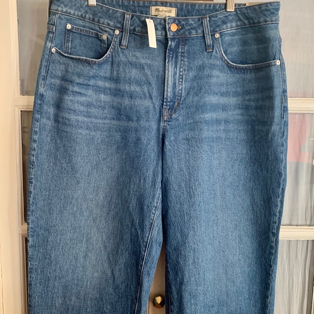 Madewell Curvy Perfect Vintage Crop Wide leg Jeans